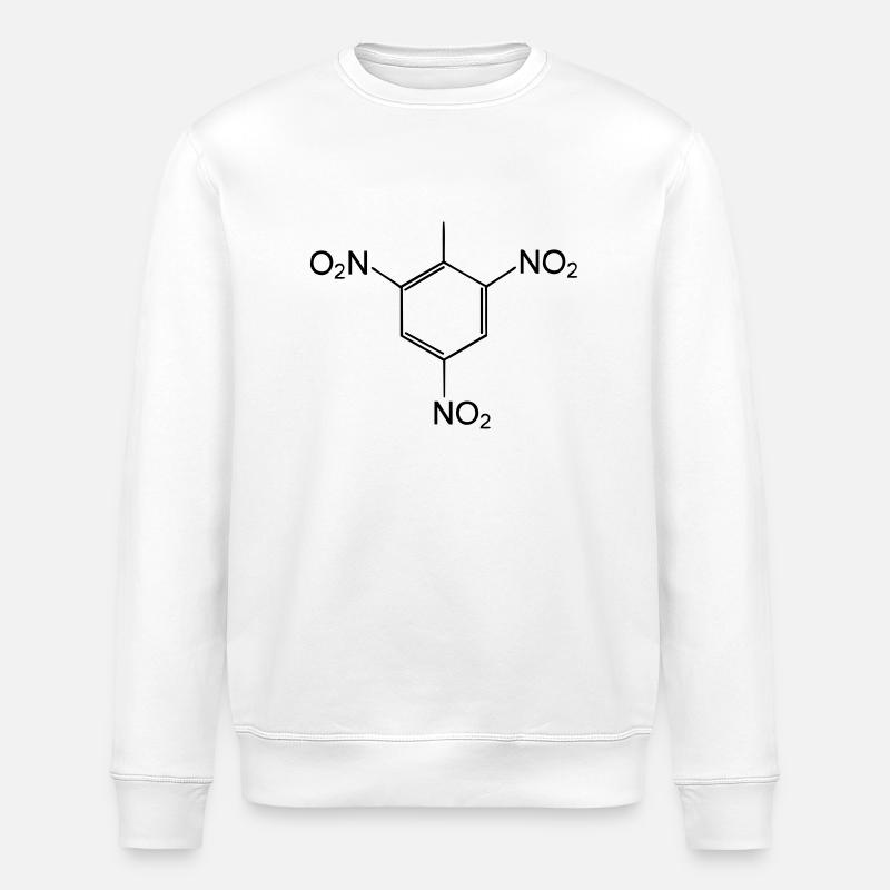 tnt-Skelett- - Stanley/Stella Unisex Bio-Sweatshirt ROLLER - Weiß
