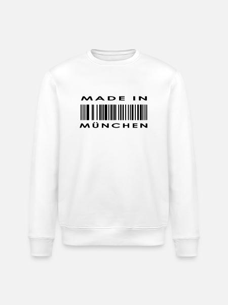 Munich, München - Stanley/Stella ROLLER Unisex Organic Sweatshirt - white