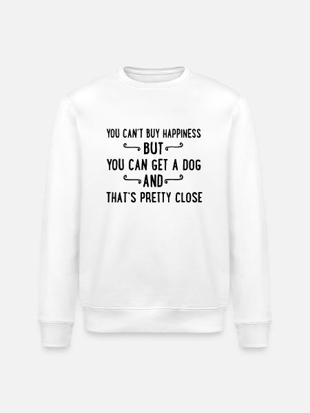 Hund - Stanley/Stella Unisex Bio-Sweatshirt ROLLER - Weiß