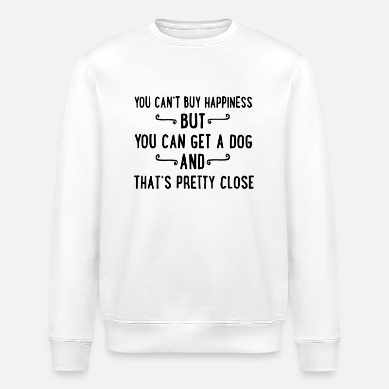 Hund - Stanley/Stella Unisex Bio-Sweatshirt ROLLER - Weiß