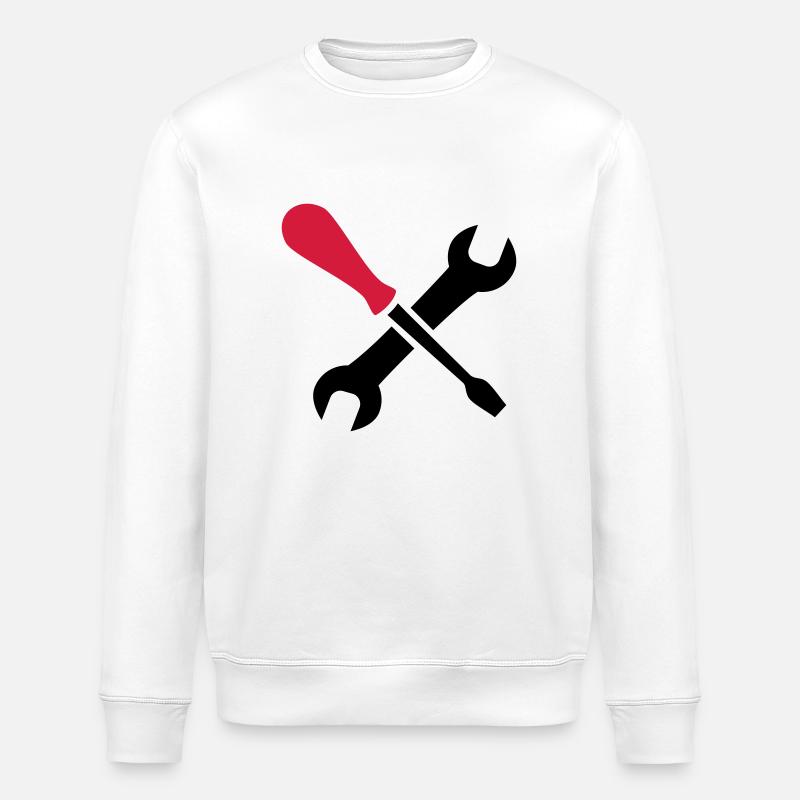 tools - Stanley/Stella ROLLER Unisex Organic Sweatshirt - white