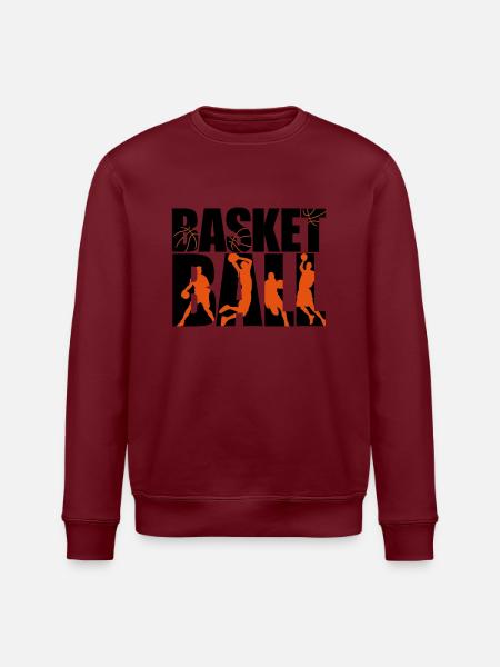 basketball 4_2c - Stanley/Stella Unisex Bio-Sweatshirt ROLLER - Weiß