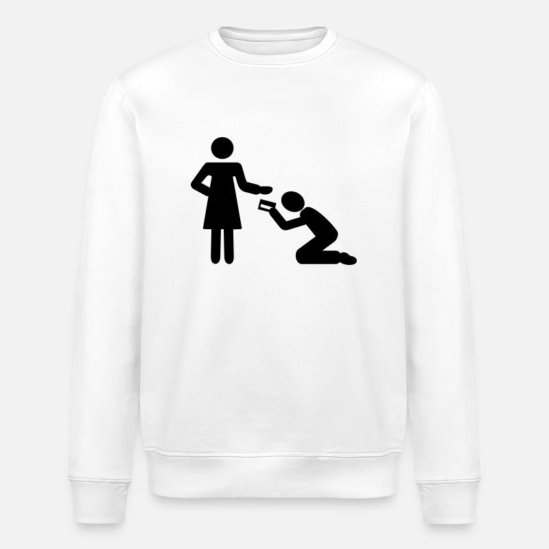 Frau - Mann - Stanley/Stella Unisex Bio-Sweatshirt ROLLER - Weiß