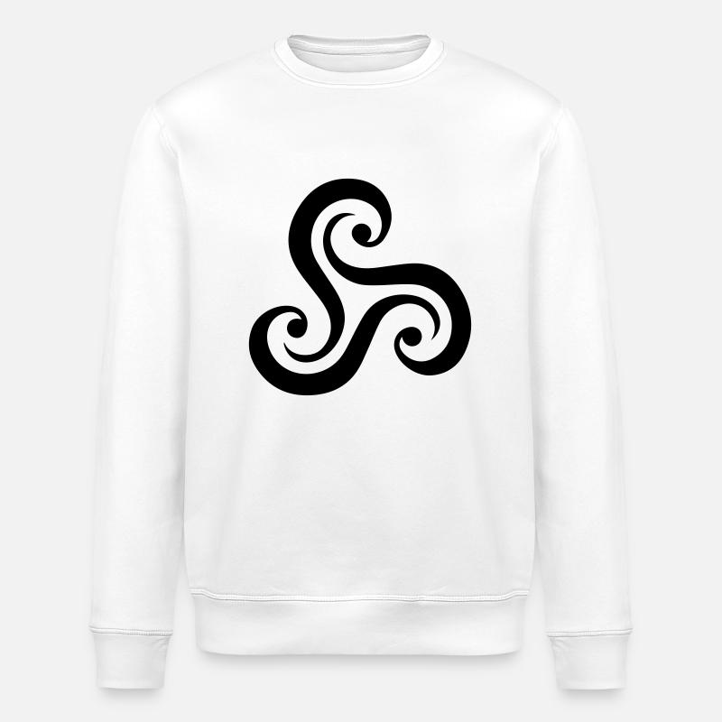 TRISKELL - Sweat bio ROLLER Stanley/Stella Unisexe - blanc