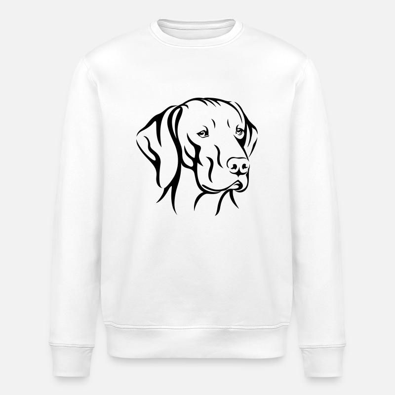 Vizsla - Stanley/Stella Unisex Bio-Sweatshirt ROLLER - Weiß