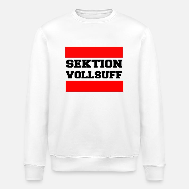 SekVollsuff - Stanley/Stella Unisex Bio-Sweatshirt ROLLER - Weiß