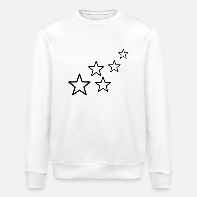 stars - Stanley/Stella Unisex Bio-Sweatshirt ROLLER - Weiß