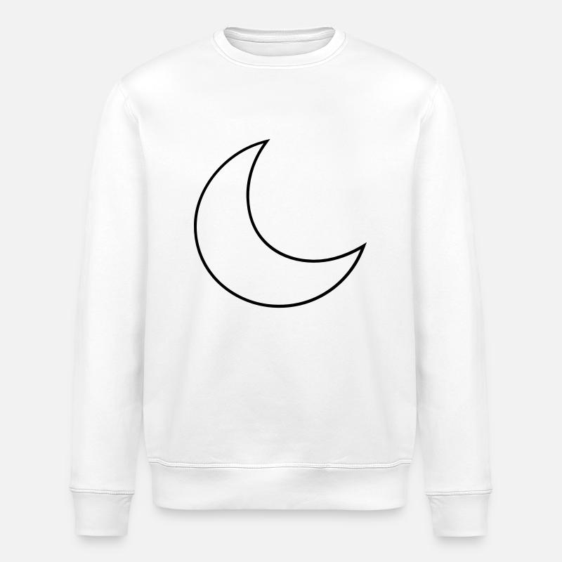 Lune - Sweat bio ROLLER Stanley/Stella Unisexe - blanc