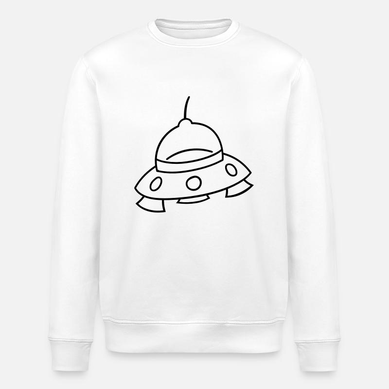 Ufo - Stanley/Stella Unisex Bio-Sweatshirt ROLLER - Weiß