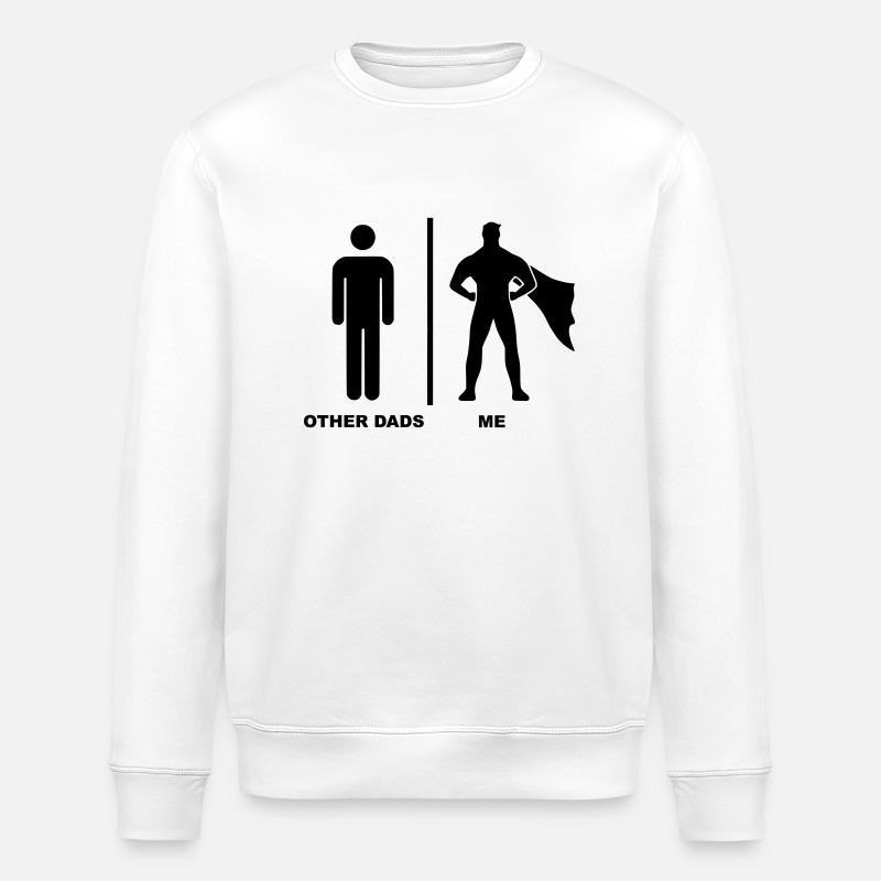 Other Dads - Me Superhero - Sweat bio ROLLER Stanley/Stella Unisexe - blanc