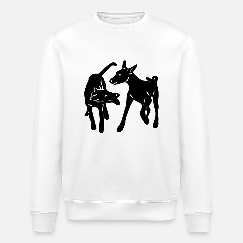 spielende_hunde - Sweat bio ROLLER Stanley/Stella Unisexe - blanc