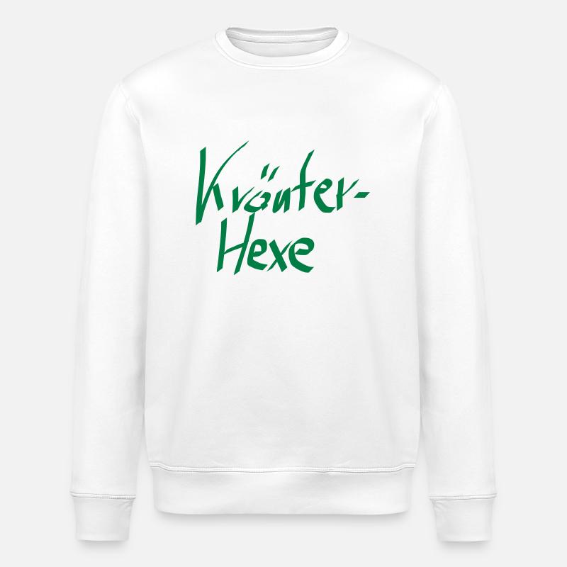 Kraeuterhexe - Stanley/Stella Unisex Bio-Sweatshirt ROLLER - Weiß