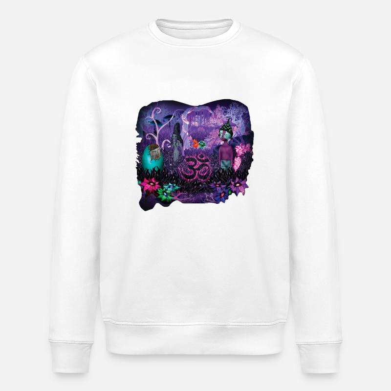 Aum - Stanley/Stella Unisex Bio-Sweatshirt ROLLER - Weiß