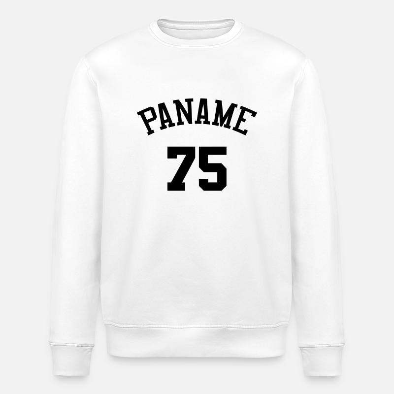 PARIS 75 - Stanley/Stella Unisex Bio-Sweatshirt ROLLER - Weiß