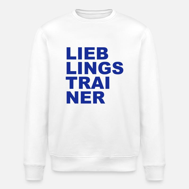 Favourite Trainer - Stanley/Stella ROLLER Unisex Organic Sweatshirt - white