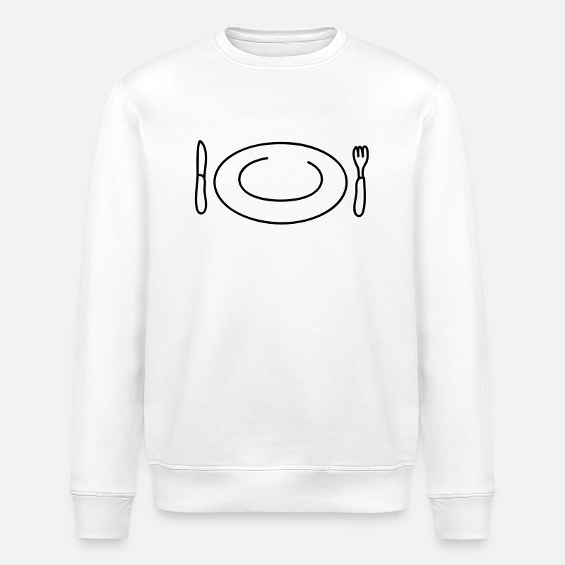 Hungry - Stanley/Stella Unisex Bio-Sweatshirt ROLLER - Weiß
