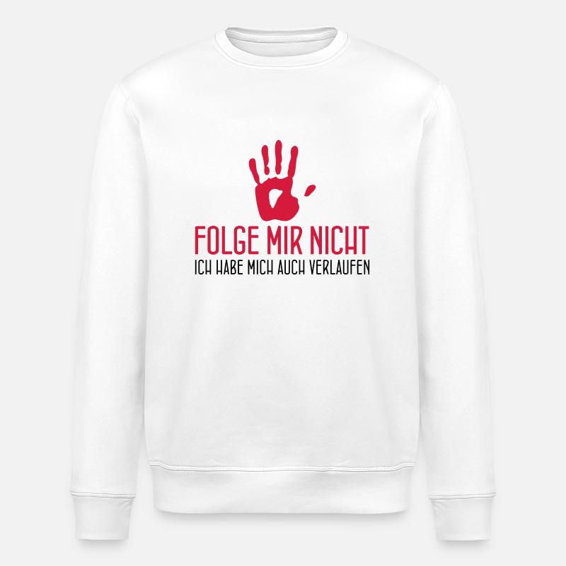 SUIVEZ-MOI PAS - Sweat bio ROLLER Stanley/Stella Unisexe - blanc