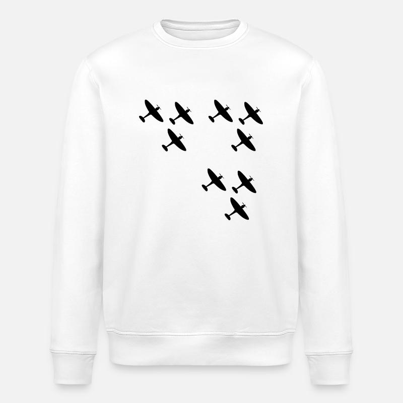 Spitfires - Stanley/Stella ROLLER Unisex Organic Sweatshirt - white