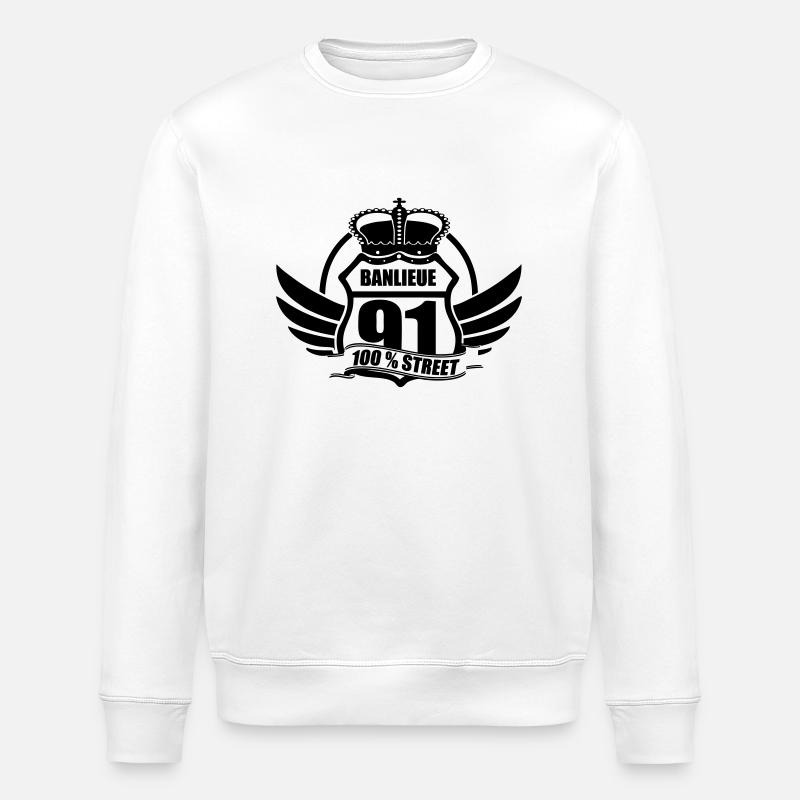 COMMUTER 91 - Stanley/Stella Unisex Bio-Sweatshirt ROLLER - Weiß