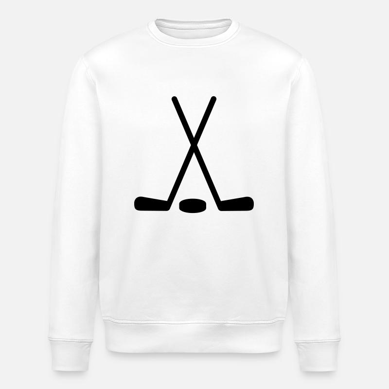 Eishockey - Stanley/Stella Unisex Bio-Sweatshirt ROLLER - Weiß