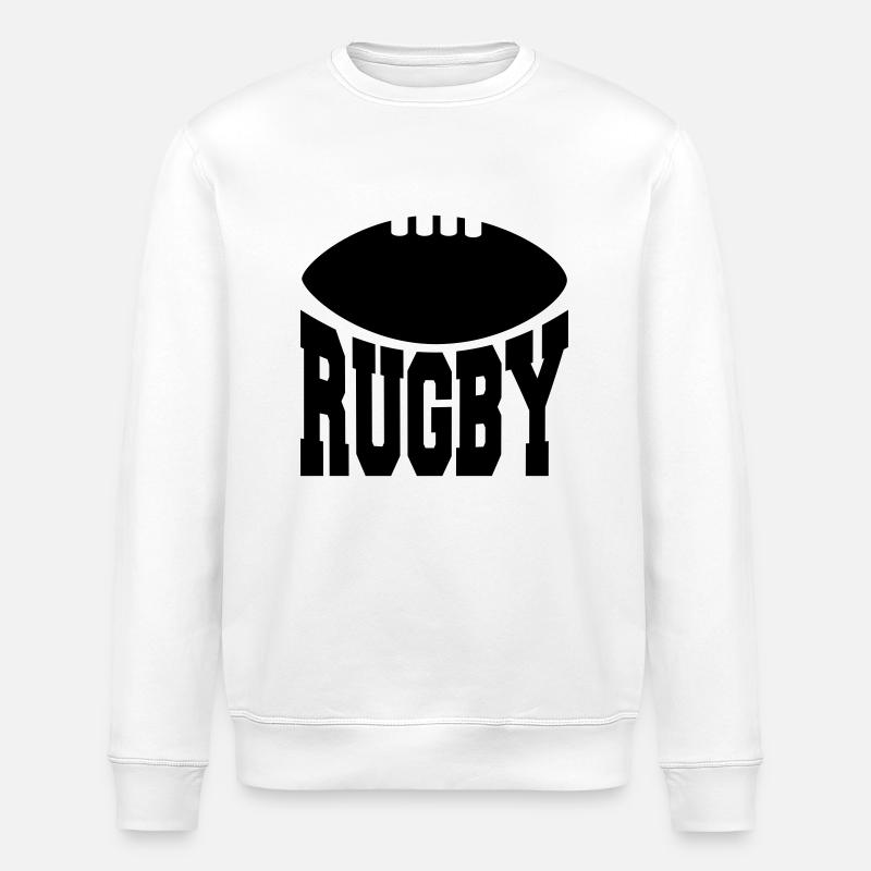 Rugby - Sweat bio ROLLER Stanley/Stella Unisexe - blanc
