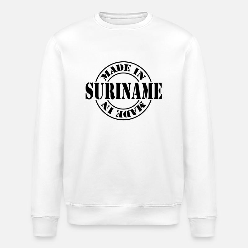 made in suriname m1k2 - Sweat bio ROLLER Stanley/Stella Unisexe - blanc