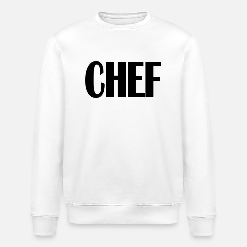Chef - Stanley/Stella Unisex Bio-Sweatshirt ROLLER - Weiß
