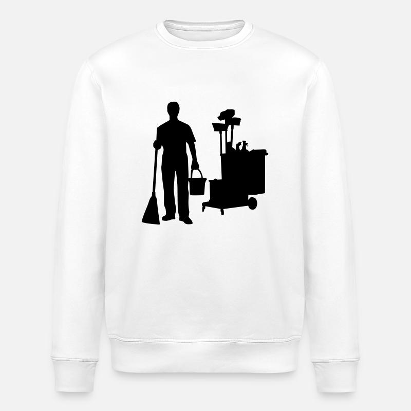 Putzen - Stanley/Stella Unisex Bio-Sweatshirt ROLLER - Weiß