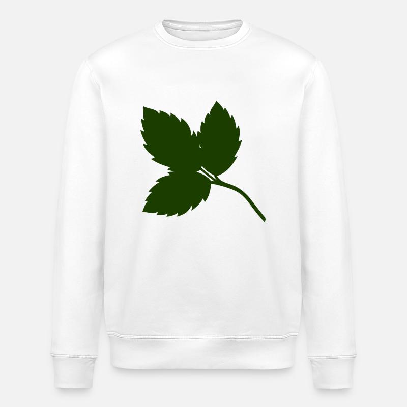 Rosenblätter 2 - Stanley/Stella Unisex Bio-Sweatshirt ROLLER - Weiß
