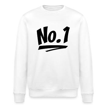Nummer eins - Stanley/Stella Unisex Bio-Sweatshirt ROLLER - Weiß - Vorne - Nik (191cm)