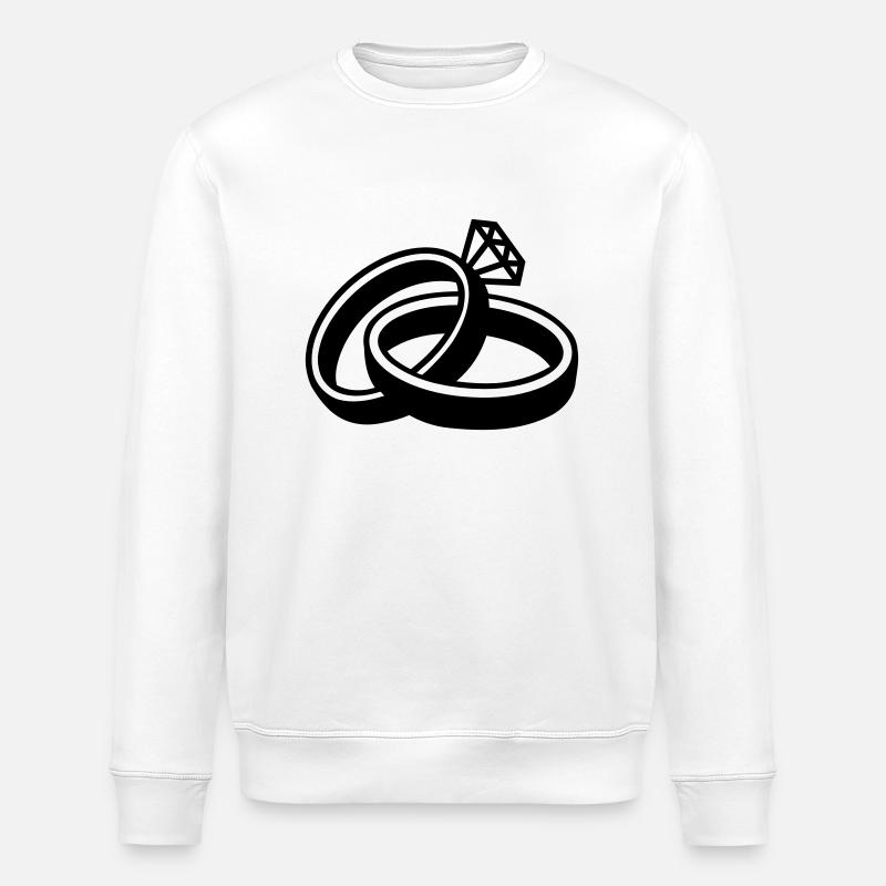 Bagues - Sweat bio ROLLER Stanley/Stella Unisexe - blanc