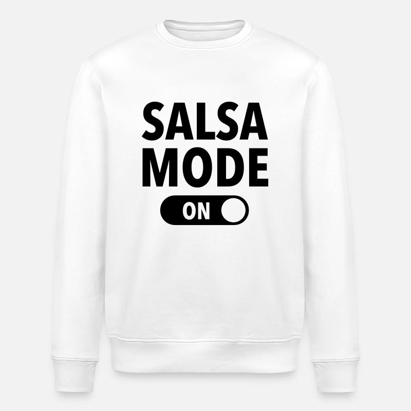 Salsa Mode (On) - Stanley/Stella Unisex Bio-Sweatshirt ROLLER - Weiß