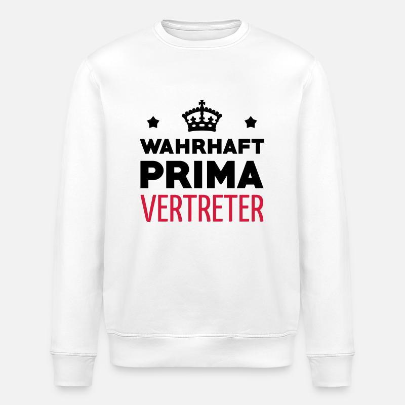 Verkauf / Vertreter / Verkäufer / Vertreterin - Stanley/Stella Unisex Bio-Sweatshirt ROLLER - Weiß