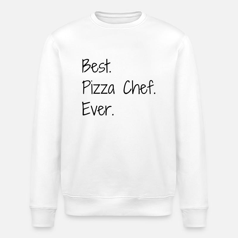 Pizza / Pizzaiolo / Pizza Chef / Pizzachef - Stanley/Stella ROLLER Unisex Organic Sweatshirt - white