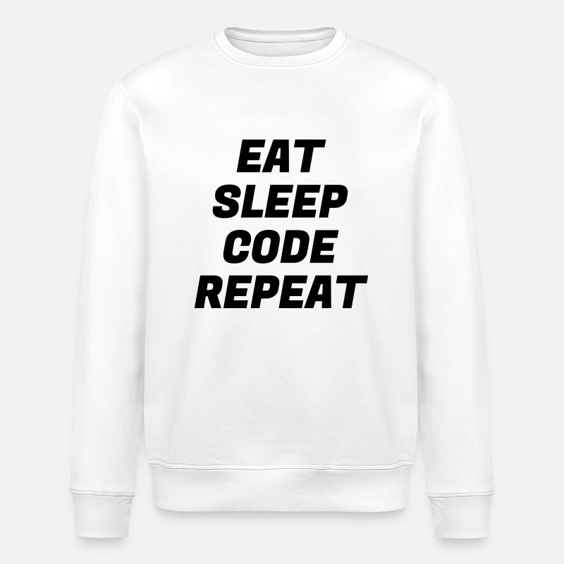 Entwickler / Informatiker / Programmierer / - Stanley/Stella Unisex Bio-Sweatshirt ROLLER - Weiß