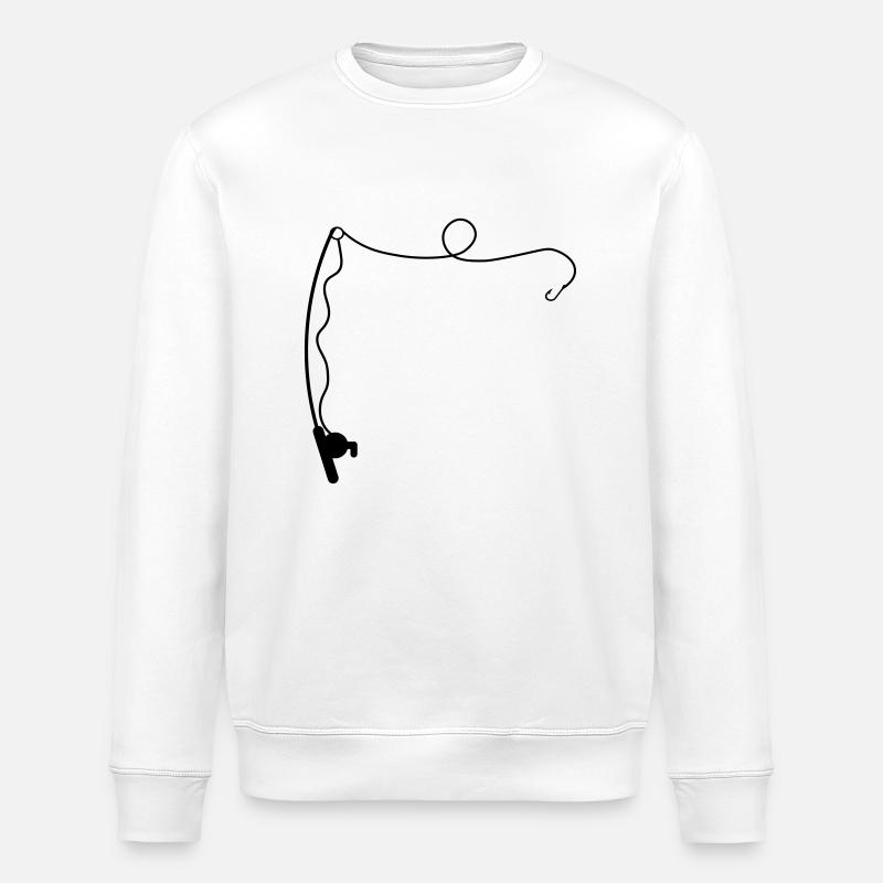 Pêche - Sweat bio ROLLER Stanley/Stella Unisexe - blanc