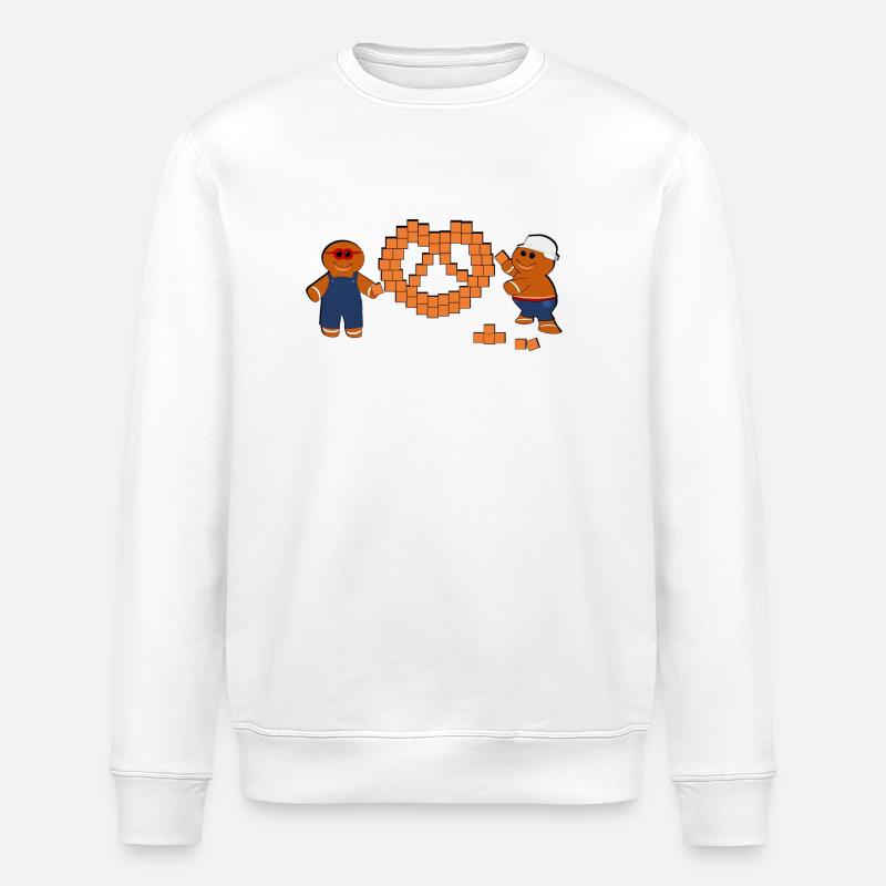 Alsace BTP Bretzel - Sweat bio ROLLER Stanley/Stella Unisexe - blanc