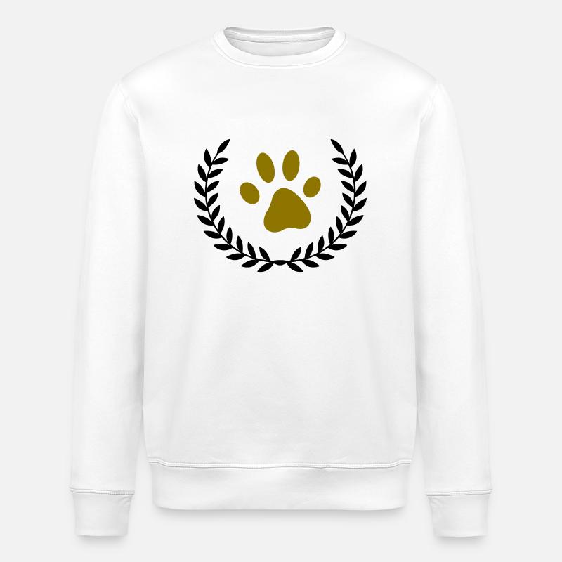 Patte de couronne - Sweat bio ROLLER Stanley/Stella Unisexe - blanc