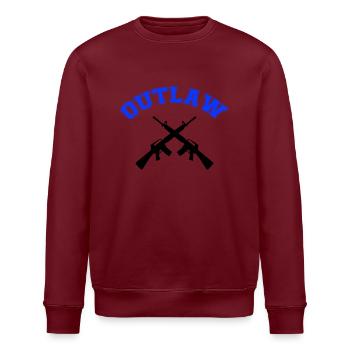 waffen outlaw - Stanley/Stella Unisex Bio-Sweatshirt ROLLER - Weiß - Vorne - Nik (191cm)