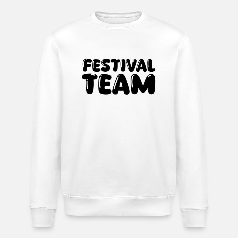 festival team - Stanley/Stella Unisex Bio-Sweatshirt ROLLER - Weiß
