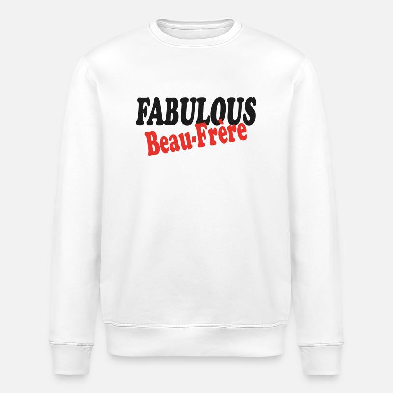 Fabelhafter Schwager - Stanley/Stella Unisex Bio-Sweatshirt ROLLER - Weiß