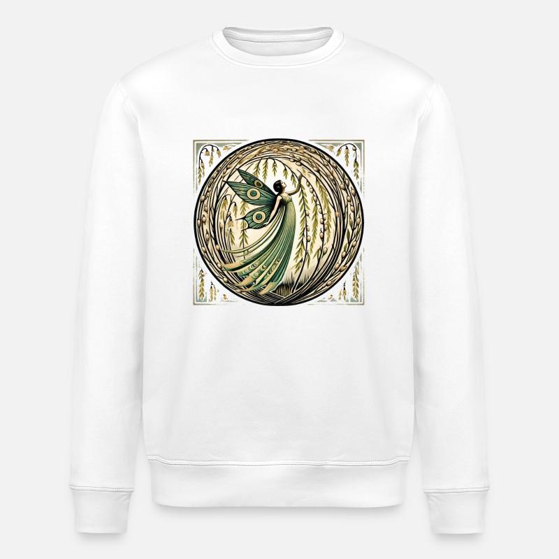 Fée des saules pleureurs - Sweat bio ROLLER Stanley/Stella Unisexe - blanc