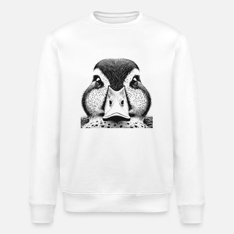 Duck - Stanley/Stella ROLLER Unisex Organic Sweatshirt - white