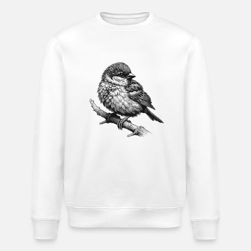 Spatz - Stanley/Stella Unisex Bio-Sweatshirt ROLLER - Weiß