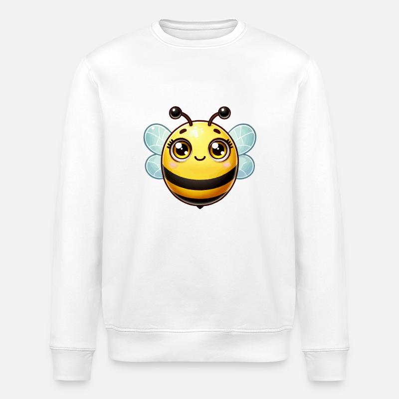 abeille - Sweat bio ROLLER Stanley/Stella Unisexe - blanc