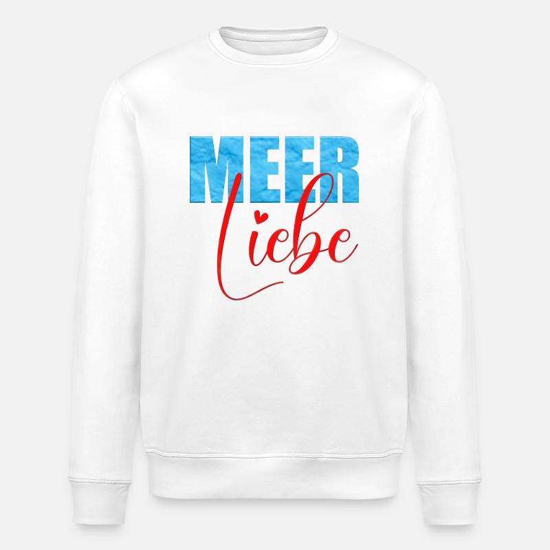 L’amour de la mer - Sweat bio ROLLER Stanley/Stella Unisexe - blanc