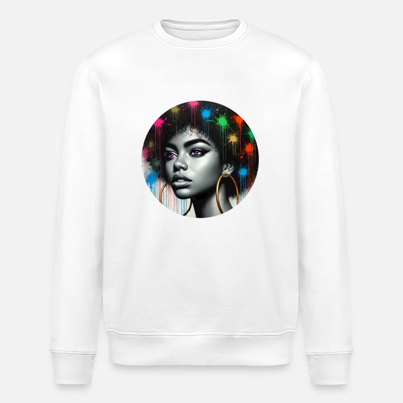 Urbaner Stolz - Stanley/Stella Unisex Bio-Sweatshirt ROLLER - Weiß