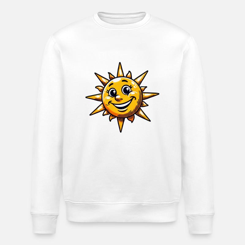 sonne sonnenschein - Stanley/Stella Unisex Bio-Sweatshirt ROLLER - Weiß