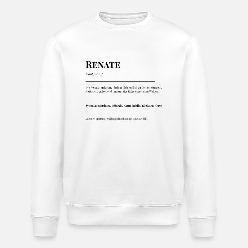 Renate - Stanley/Stella Unisex Bio-Sweatshirt ROLLER - Weiß