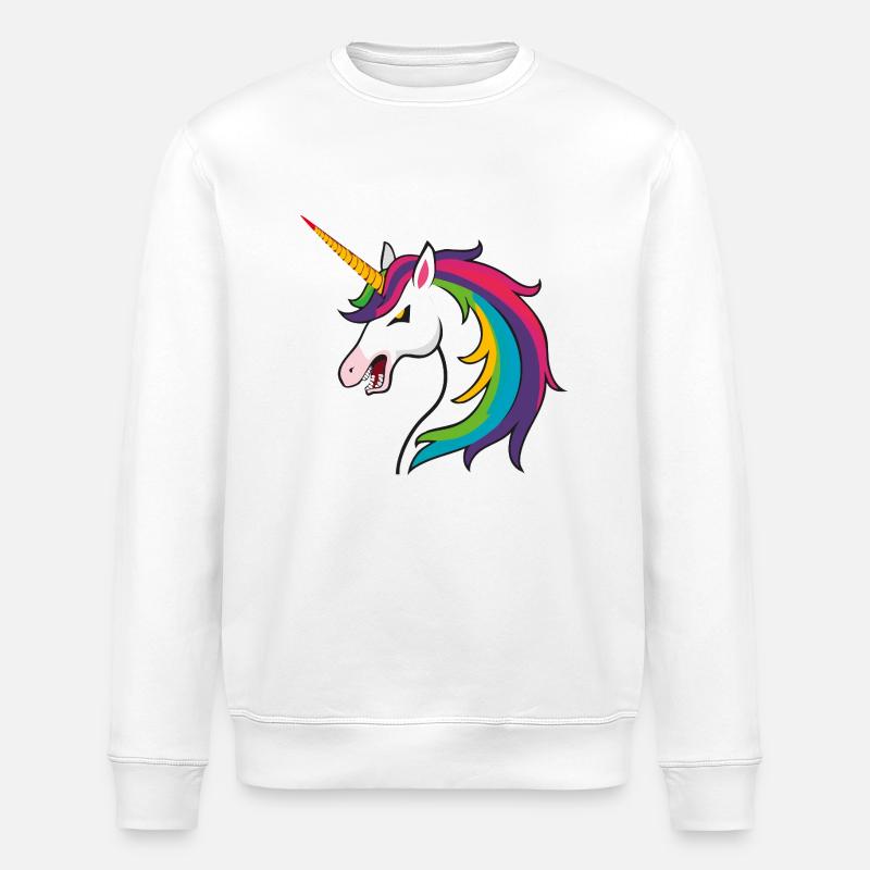 Unicron Evil - Stanley/Stella ROLLER Unisex Organic Sweatshirt - white